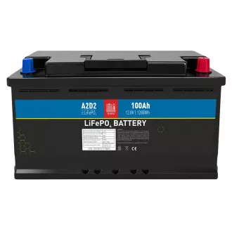 Akumulator A2D2 LiFePO4 12,8V 100Ah F15 SELF-HEAT Obudowa akumulatora samochodowego (ogniwa Gotion)