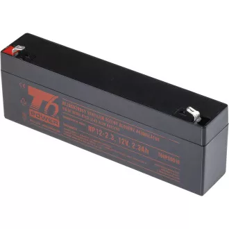 Akumulator T6 Power NP12-2.3, 12 V, 2,3 Ah, F1 Akumulator T6 Power NP12-2.3, 12 V, 2,3 Ah, F1