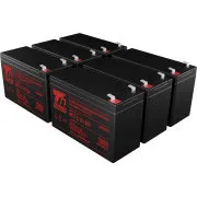 T6 Power EBM 1920W, J716N, JNK3P, K789N, K792N-2U, H928N-2U, 2HRF9, H965N, 55943BX - ZESTAW akumulatorów