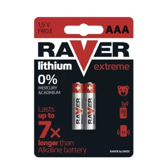 Bateria litowa RAVER 2x AAA Bateria litowa RAVER 2x AAA