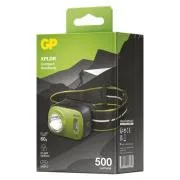 Akumulatorowa latarka czołowa LED GP Xplor PHR17, 500 lm