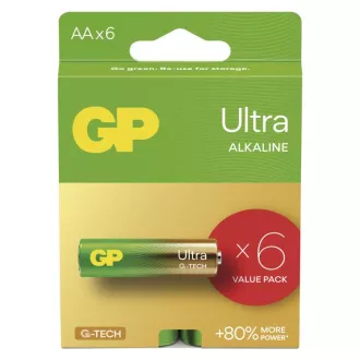 Baterie alkaliczne GP ULTRA AA (LR6) - 6 szt.