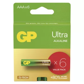 Baterie alkaliczne GP ULTRA AAA (LR03) - 6 szt. Baterie alkaliczne GP ULTRA AAA (LR03) - 6 szt.