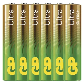 Baterie alkaliczne GP ULTRA AAA (LR03) - 6 szt. Baterie alkaliczne GP ULTRA AAA (LR03) - 6 szt.