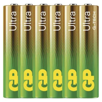 Baterie alkaliczne GP ULTRA AAA (LR03) - 6 szt.
