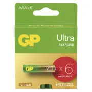 Baterie alkaliczne GP ULTRA AAA (LR03) - 6 szt.
