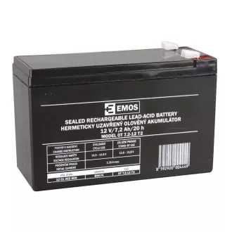 Akumulator SLA 12V 7,2Ah FA4,7
