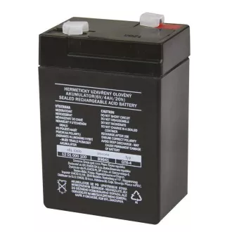 Akumulator SLA 6V/4Ah FA-4,7mm