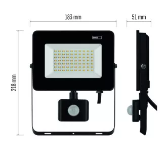 REFLEKTOR LED SIMPO 50W 4500LM PIR REFLEKTOR LED SIMPO 50W 4500LM PIR