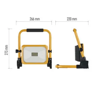 EMOS PRZENOŚNY AKUMULATOROWY REFLEKTOR LED ACCO 20W, 2000LM, IP54 EMOS PRZENOŚNY AKUMULATOROWY REFLEKTOR LED ACCO 20W, 2000LM, IP54