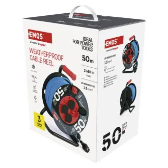 EMOS DRUM 4Z 50M 1,5MM KABEL PVC ZAPOBIEGAJĄCY ZAMARZANIU EMOS DRUM 4Z 50M 1,5MM KABEL PVC ZAPOBIEGAJĄCY ZAMARZANIU