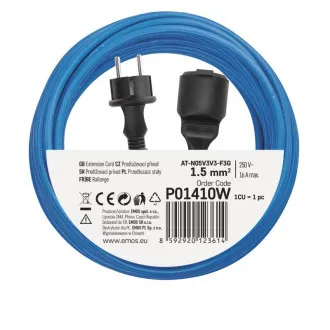 PRZEDŁUŻACZ EMOS 1Z 10M 1,5MM KABEL ZAPOBIEGAJĄCY ZAMARZANIU PRZEDŁUŻACZ EMOS 1Z 10M 1,5MM KABEL ZAPOBIEGAJĄCY ZAMARZANIU