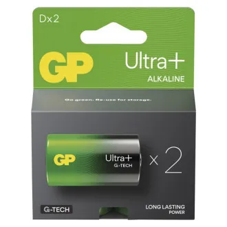 GP Bateria alkaliczna ULTRA PLUS D (LR20) - 2 szt. GP Bateria alkaliczna ULTRA PLUS D (LR20) - 2 szt.