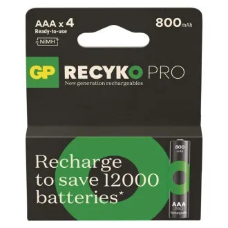Akumulator GP. ReCyko Pro AAA (HR03) 800mAh- 4szt. Akumulator GP. ReCyko Pro AAA (HR03) 800mAh- 4szt.