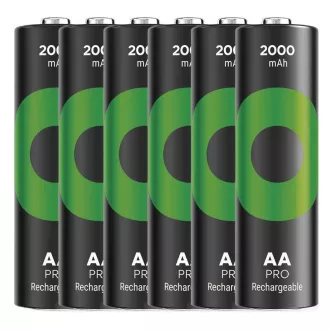 Akumulator GP. ReCyko Pro AA (HR6) 2000mAh - 6szt. Akumulator GP. ReCyko Pro AA (HR6) 2000mAh - 6szt.