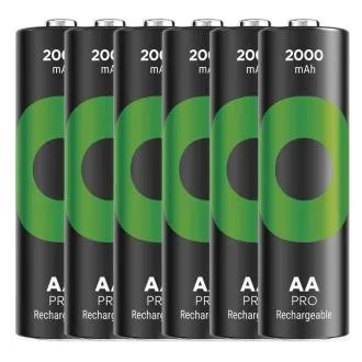 Akumulator GP. ReCyko Pro AA (HR6) 2000mAh - 6szt. Akumulator GP. ReCyko Pro AA (HR6) 2000mAh - 6szt.