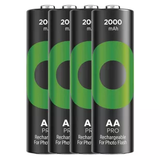 GP Akumulator do lampy błyskowej ReCyko Pro AA 2000 mAh - 4 szt.