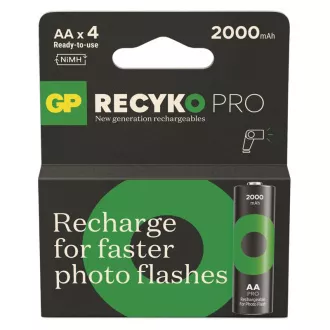 GP Akumulator do lampy błyskowej ReCyko Pro AA 2000 mAh - 4 szt.