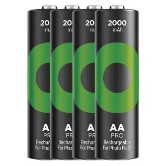 GP Akumulator do lampy błyskowej ReCyko Pro AA 2000 mAh - 4 szt. GP Akumulator do lampy błyskowej ReCyko Pro AA 2000 mAh - 4 szt.