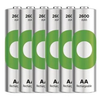 Akumulator GP. ReCyko 2600 AA (HR6) - 6 szt. Akumulator GP. ReCyko 2600 AA (HR6) - 6 szt.