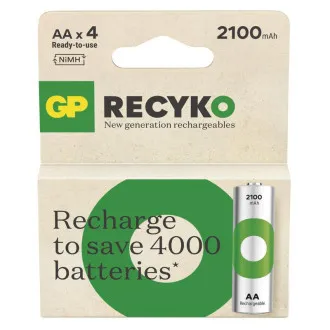 Akumulator GP. ReCyko 2100 AA (HR6) - 4 szt. Akumulator GP. ReCyko 2100 AA (HR6) - 4 szt.
