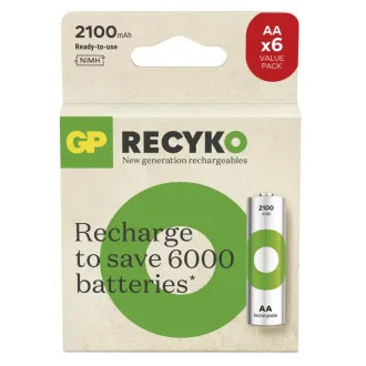 Akumulator GP. ReCyko 2100 AA (HR6) - 6 szt. Akumulator GP. ReCyko 2100 AA (HR6) - 6 szt.