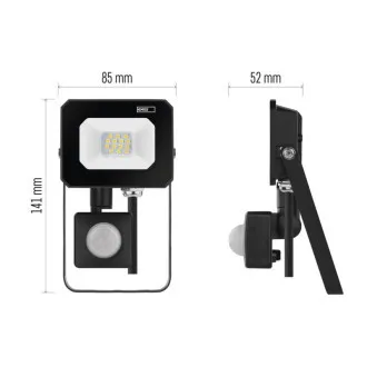 EMOS LED REFLEKTOR SIMPO 10W, 1000Lm, 4000K, PIR EMOS LED REFLEKTOR SIMPO 10W, 1000Lm, 4000K, PIR