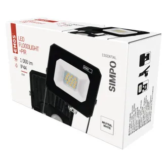 EMOS LED REFLEKTOR SIMPO 10W, 1000Lm, 4000K, PIR EMOS LED REFLEKTOR SIMPO 10W, 1000Lm, 4000K, PIR