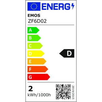 EMOS LED FLM MINI GL 1,8W(25W) 250lm E27 WW EMOS LED FLM MINI GL 1,8W(25W) 250lm E27 WW