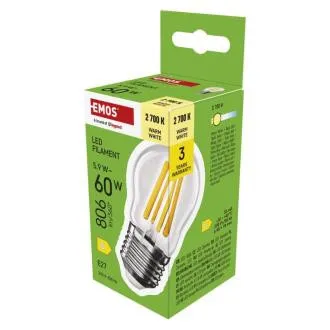 EMOS LED FLM MINI GL 5,9W(60W) 806lm E27 WW EMOS LED FLM MINI GL 5,9W(60W) 806lm E27 WW