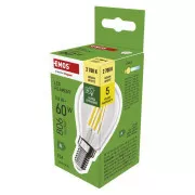 EMOS LED FLM MINI GL 3,8W(60W) 806lm E14 WW A CLAS