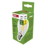 EMOS LED FLM MINI GL 3,8W(60W) 806lm E14 NW A CLAS