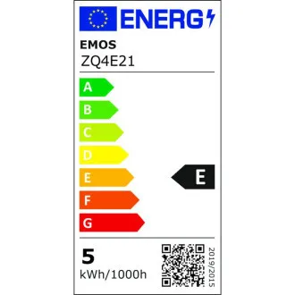 EMOS LED CLS CANDLE 4,2W(40W) 470lm E27 WW EMOS LED CLS CANDLE 4,2W(40W) 470lm E27 WW