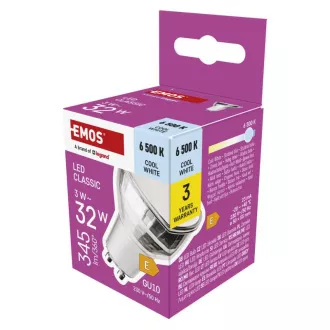 LED CLS MR16 3W(32W) 345lm GU10 CW LED CLS MR16 3W(32W) 345lm GU10 CW