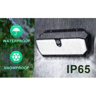 Zewnętrzna lampa solarna LED z czujnikiem ruchu VIKING S282/2600lm/2200mAh/3 tryby/IP65 Zewnętrzna lampa solarna LED z czujnikiem ruchu VIKING S282/2600lm/2200mAh/3 tryby/IP65
