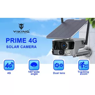 Kamera solarna Viking PRIME-4G/18000mAh/kolorowy noktowizor/IP66/aplikacja/Android/iOS