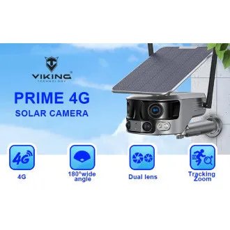 Kamera solarna Viking PRIME-4G/18000mAh/kolorowy noktowizor/IP66/aplikacja/Android/iOS Kamera solarna Viking PRIME-4G/18000mAh/kolorowy noktowizor/IP66/aplikacja/Android/iOS