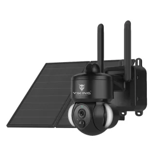 Solarna kamera HD Viking HDs03 4G/20000mAh/kolorowy noktowizor/IP66/aplikacja/powiadomienie/czarny