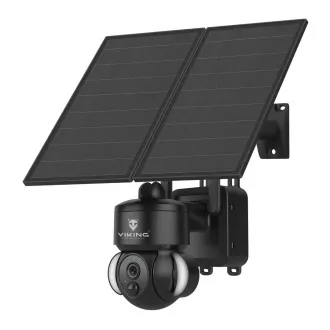 Solarna kamera HD Viking HDs03 4G/20000mAh/kolorowy noktowizor/IP66/aplikacja/powiadomienie/czarny