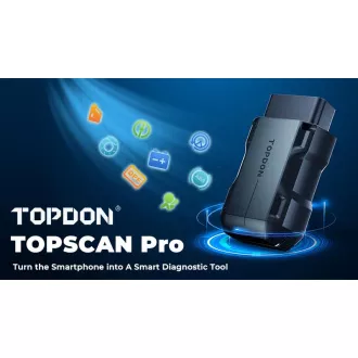 Urządzenie diagnostyczne TOPDON TopScan Pro/OBD 2 funkcje/13 funkcji specjalnych/Android/iOS/aplikacje