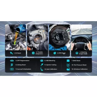 Urządzenie diagnostyczne TOPDON TopScan Pro/OBD 2 funkcje/13 funkcji specjalnych/Android/iOS/aplikacje