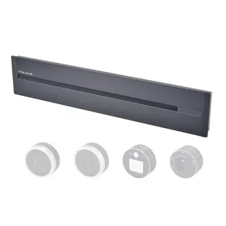 Listwa gniazdowa - wpuszczana Viking LZ40G/230V,50Hz/40cm długości/szara/do 5 modułów/IP20/aluminiowa/wpuszczana