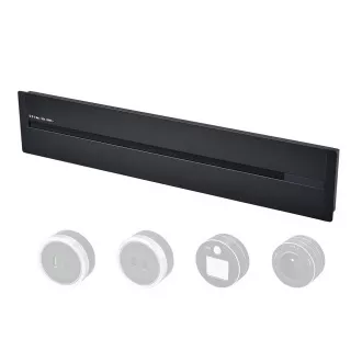 Listwa gniazdowa - wpuszczana Viking LZ40B/230V,50Hz/40cm długości/czarna/do 5 modułów/IP20/aluminiowa/wpuszczana