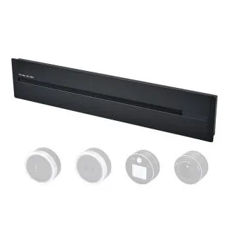 Listwa gniazdowa - wpuszczana Viking LZ40B/230V,50Hz/40cm długości/czarna/do 5 modułów/IP20/aluminiowa/wpuszczana