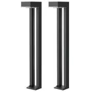 Zewnętrzna lampa solarna LED Viking SR07 - 2szt/1000 lm/IP54/2 tryby/ciepła biel