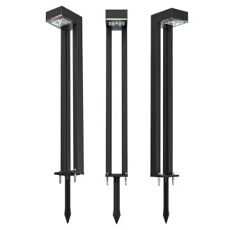 Zewnętrzna lampa solarna LED Viking SR07 - 2szt/1000 lm/IP54/2 tryby/ciepła biel