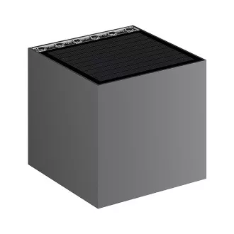Zewnętrzna lampa solarna LED Viking SR32/700 lm/IP54/4 tryby/światło dzienne białe