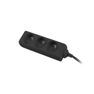 Przedłużacz Lanberg PS0, 3 gniazda, 3m, czarny Przedłużacz Lanberg PS0, 3 gniazda, 3m, czarny