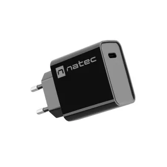 Uniwersalna ładowarka Natec RIBERA 20W 1X USB-C, czarna