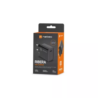 Uniwersalna ładowarka Natec RIBERA 20W 1X USB-C, czarna